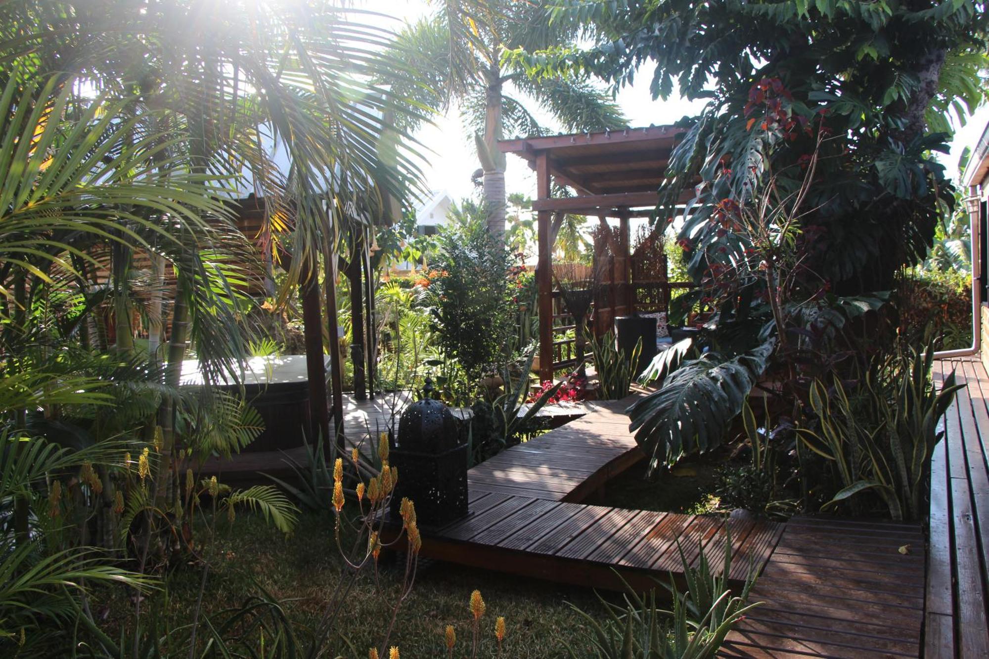 Lodge Le Palissandre à LA LIANE DE JADE 974- jacuzzi privatif - piscine Le Bois de Nefles  Esterno foto